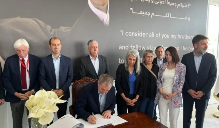 DEM Parti ve DBP heyeti Süleymaniye’de
