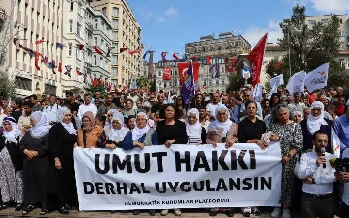 Birçok kentte Umut Hakkı açıklaması