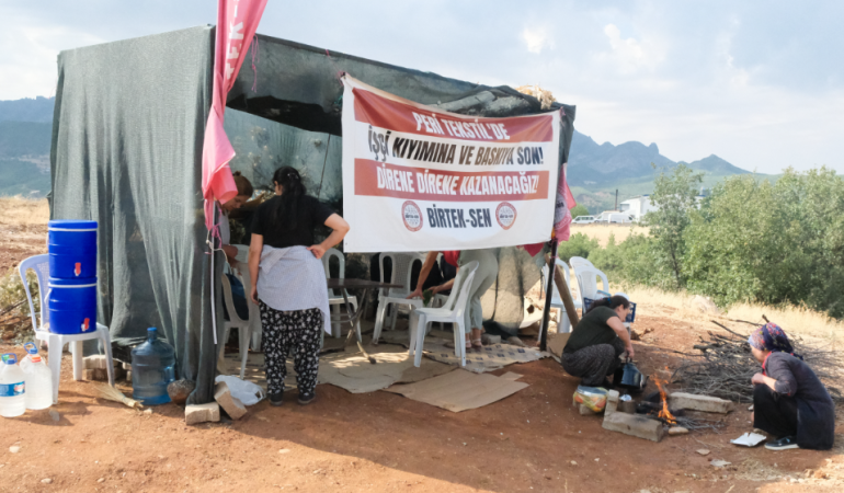Dersim’de 17 işçinin direnişi 43 gündür sürüyor
