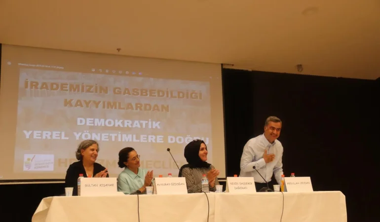 HDK’den kayyım ve demokratik yerel yönetim paneli