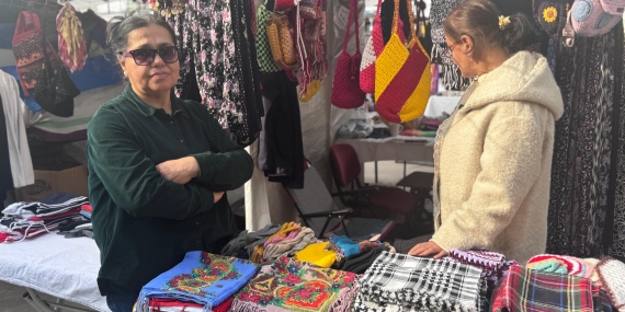 Dersimli kadın esnaflar pazar yerinin taşınmasına tepkili