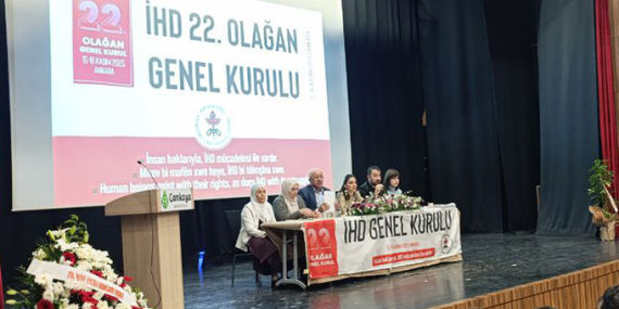 İHD’nin yeni eş genel başkanları Oya Ersoy ve Cihan Aydın