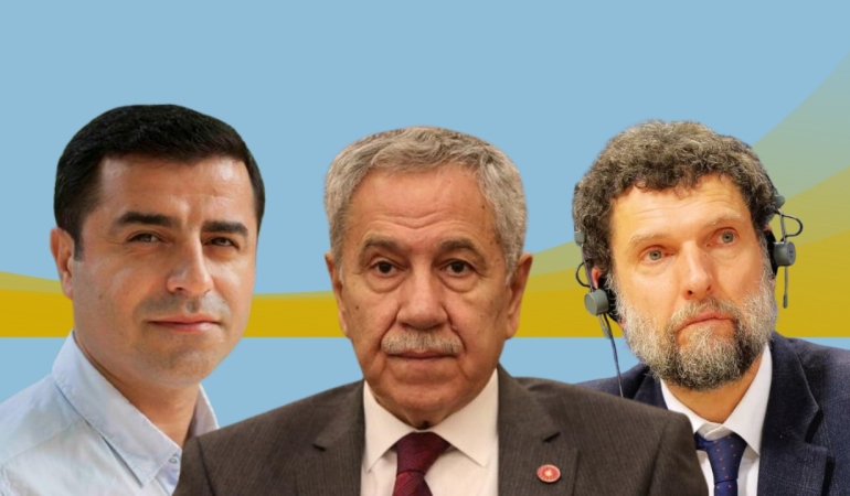 5 yıl önceki sözlerini hatırlatan Arınç, Demirtaş ve Kavala’yı ziyaret edecek