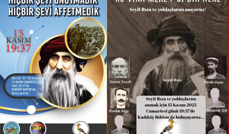 Dersim 37-38 anması Kadıköy Rıhtımı’nda gerçekleşecek