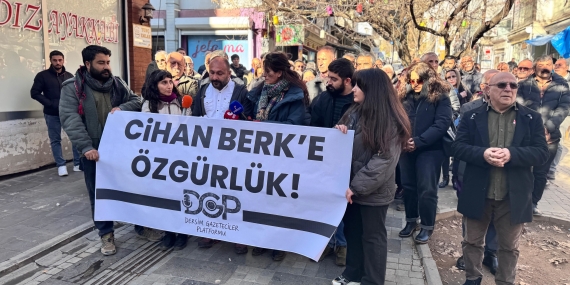 Gazeteci Cihan Berk’in tutuklanması protesto edildi