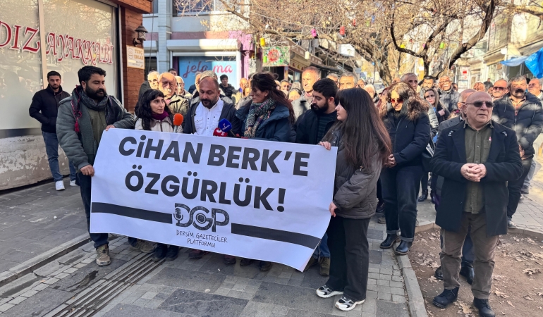 Gazeteci Cihan Berk’in tutuklanması protesto edildi