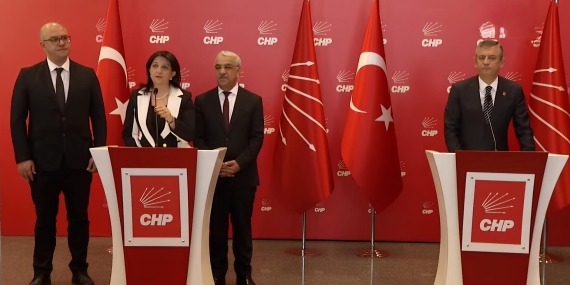 DEM Parti İmralı Heyeti, Özgür Özel’le görüştü