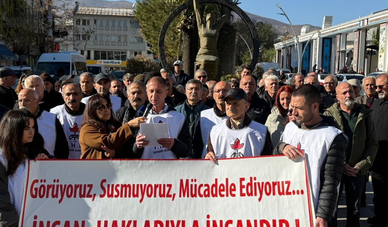 Dersim’de insan hakları savunucularından 10 Aralık mesajı: Görüyoruz, susmuyoruz, mücadele ediyoruz