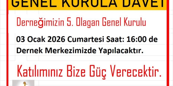 Dersim Araştırmaları Merkezi 5. Olağan Genel Kurulunu Yapıyor