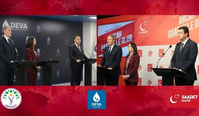 Hatimoğulları ve Bakırhan, Babacan ve Arıkan ile görüştü