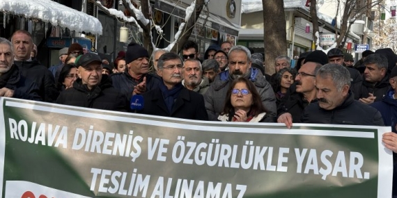Dersim’de Rojava’ya yönelik saldırılar protesto edildi: “Saldırılar derhal durdurulmalı”