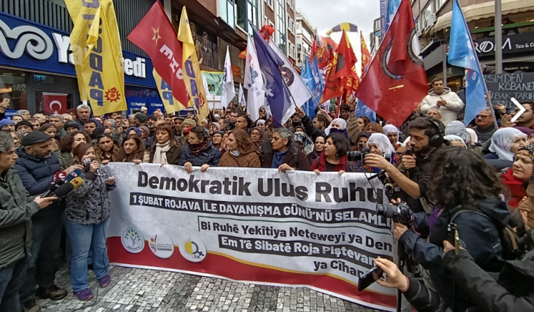 DEM Parti Sözcüsü Ayşegül Doğan: Artık savaş istemiyoruz, acı, kıyım, kırım, katliam istemiyoruz