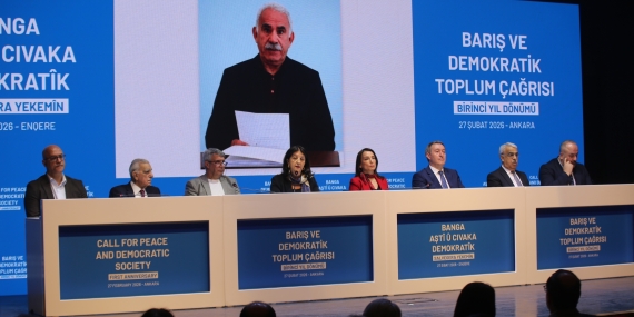 Barış ve Demokratik Toplum Çağrısı’nın 1’inci yılı: Abdullah Öcalan’ın mesajı okundu