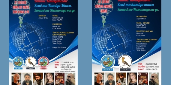 DAM, DEDEF ve Gazi Dersimliler Derneği’nden anadil etkinliği