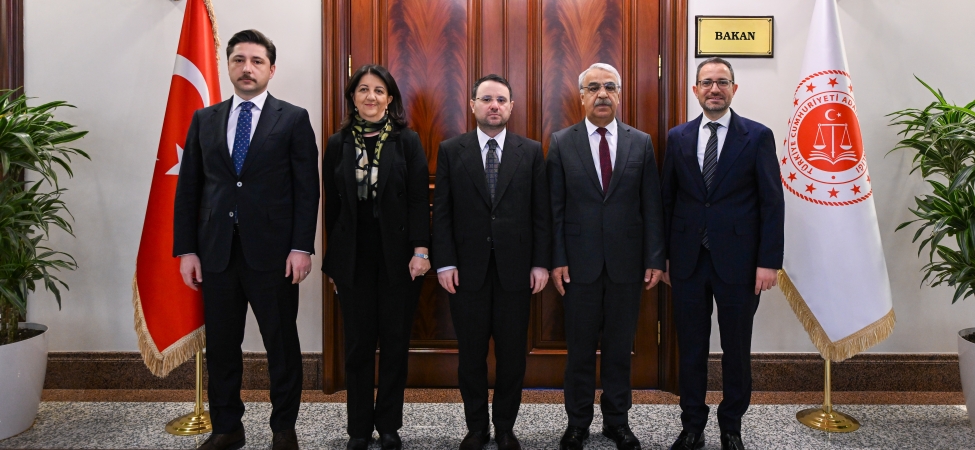 Adalet Bakanı Gürlek, DEM Partili Buldan ve Sancar ile görüştü