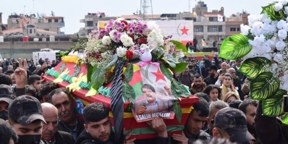 Salih Muslim, oğlu Şervan Muslim’in yanına defnedildi