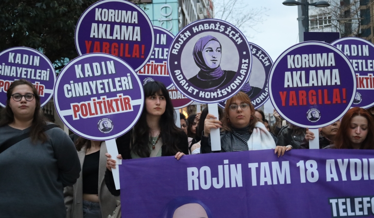 Rojin Kabaiş için 3 kentte eylem