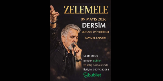 Zelemele Türkiye Turnesine Dersim’den Başlıyor