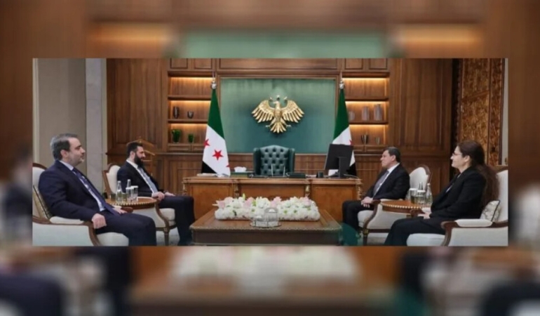 Mazlum Abdi ve İlham Ahmed, Şara ile görüştü