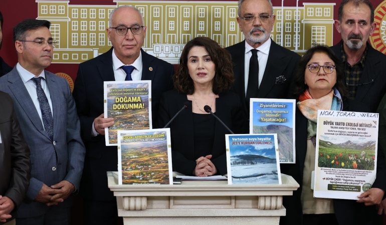 DEM Partili vekillerden Varto’da kurulmak istenen jeotermal projesine tepki: Nerede bir karış toprak görürseniz orayı ranta çeviriyorsunuz