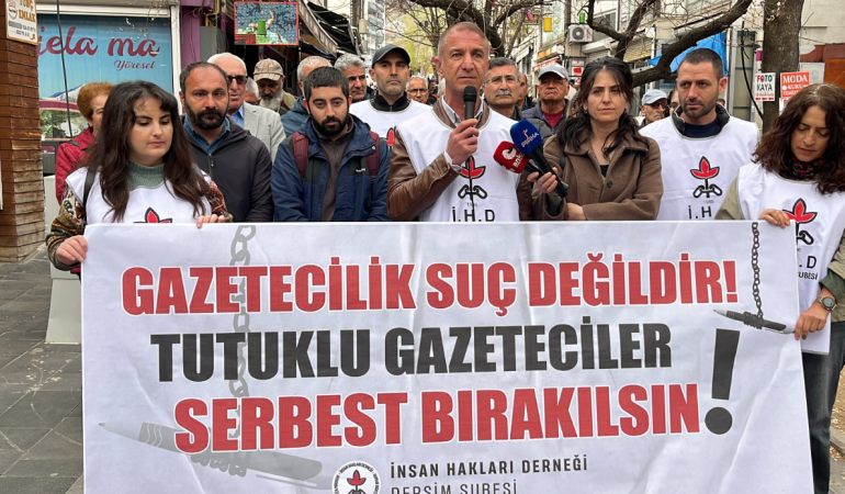 İHD Dersim Şubesi: “Gazeteciler baskı altında”
