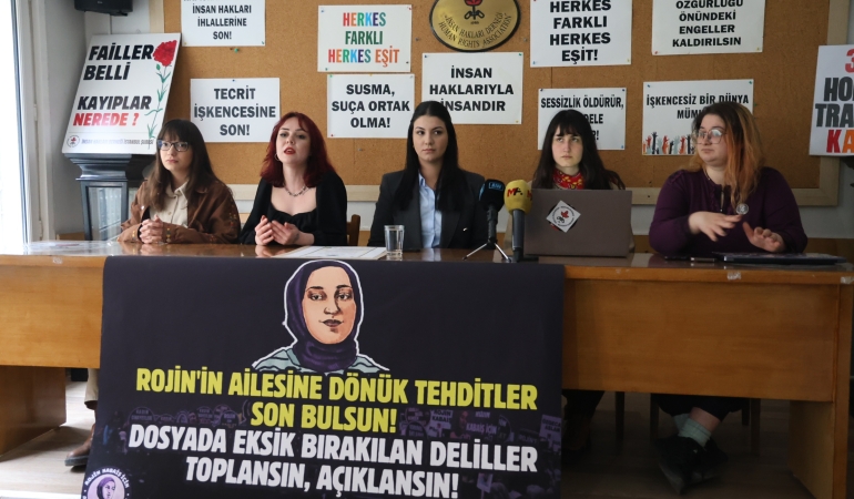 Rojin Kabaiş İçin Adalet Komisyonları: Aileye yönelik tehditler son bulsun