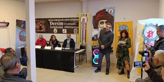 Dersim Katliamı’nda yaşamını yitirenler Gazi Mahallesinde anıldı