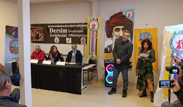 Dersim Katliamı’nda yaşamını yitirenler Gazi Mahallesinde anıldı