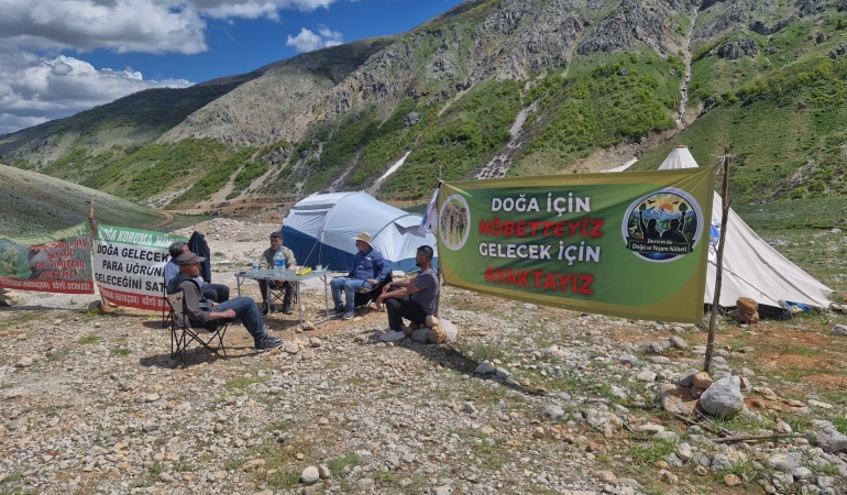 Havaçor Vadisi’ndeki Doğa ve Yaşam Nöbeti Dördüncü Gününde