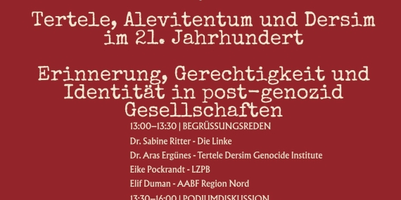 Hamburg’da Uluslararası Dersim Tertele Konferansı