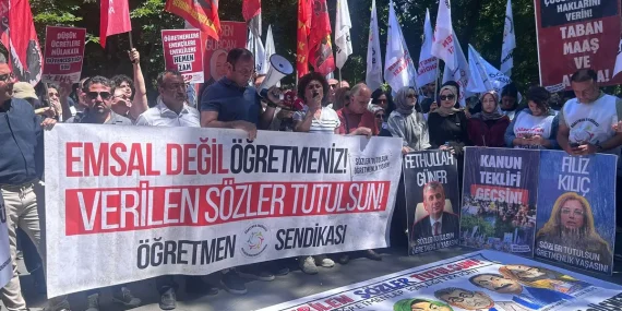 Özel sektör öğretmenleri Ankara’da açlık grevine başladı