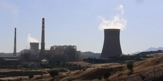 Cûdî Dağı eteklerinde bulunan termik santral yaşamı yok ediyor