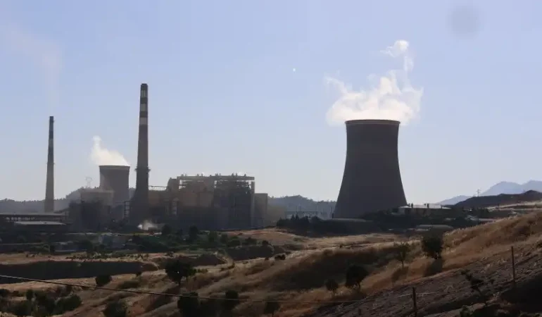 Cûdî Dağı eteklerinde bulunan termik santral yaşamı yok ediyor