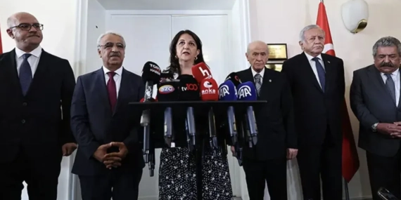 İmralı Heyeti, Bahçeli ile bir araya geldi