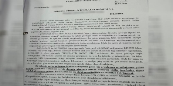 Gülistan Doku’nun içinde katledildiği aracın işlemleri değiştirildi