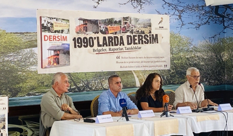 ‘1990’larda Dêrsim: Belgeler, Raporlar, Tanıklıklar’ kitabı tanıtıldı